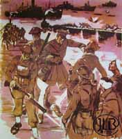 1940-DUNKERQUE. Les anglais s'opposent  l'embarquement des derniers franais qui venaient de protger leur retraite
